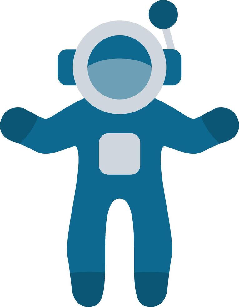 Astronaut Flat Icon vector