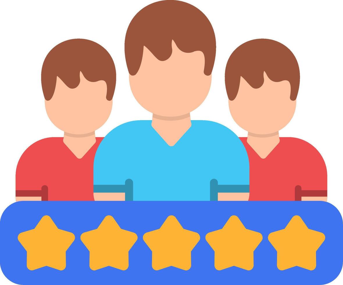 Customer Testimonial Flat Icon vector