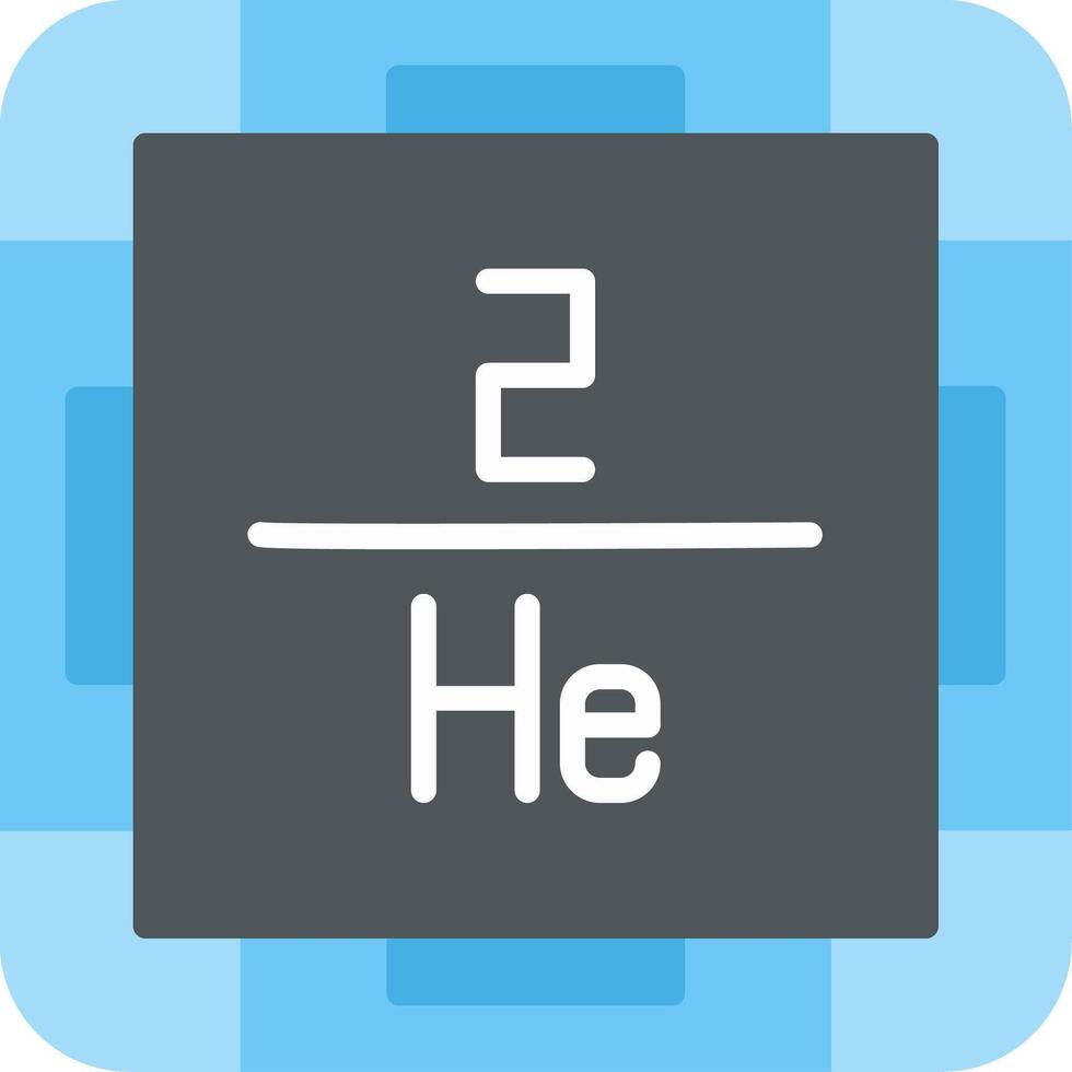 Helium Flat Icon vector