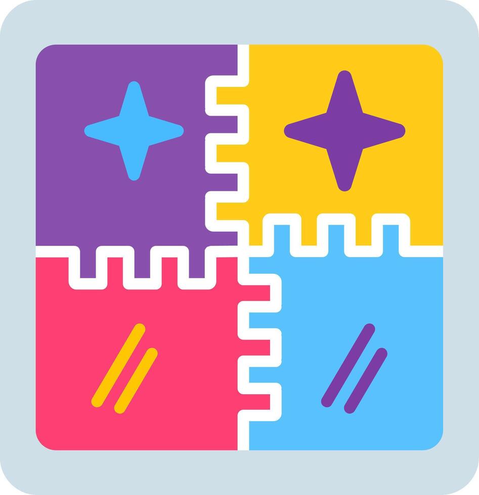 Shape Toy Flat Icon vector
