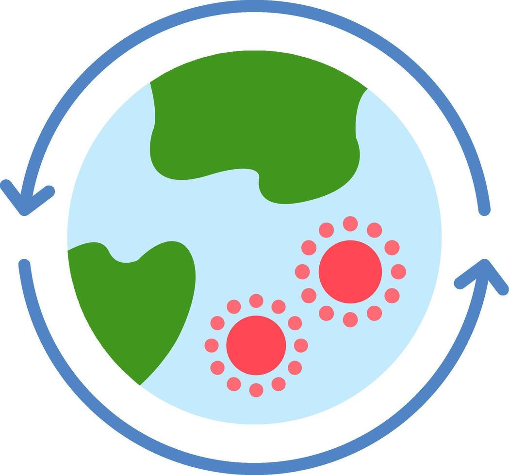 Pandemic Flat Icon vector