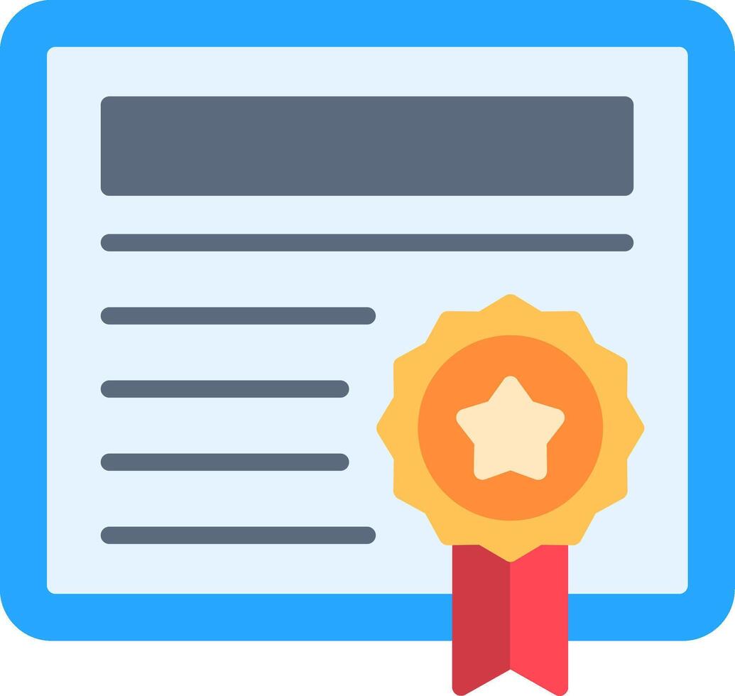 Patent Flat Icon vector