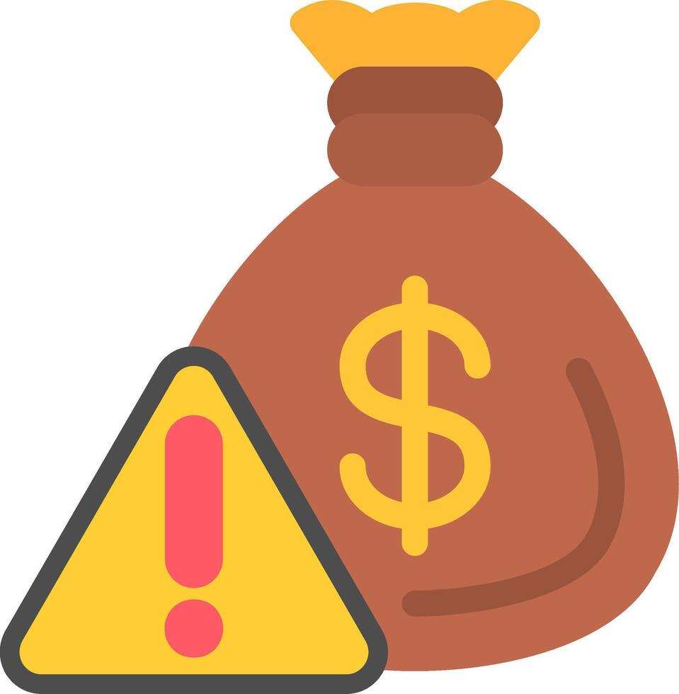Risk Management Flat Icon vector