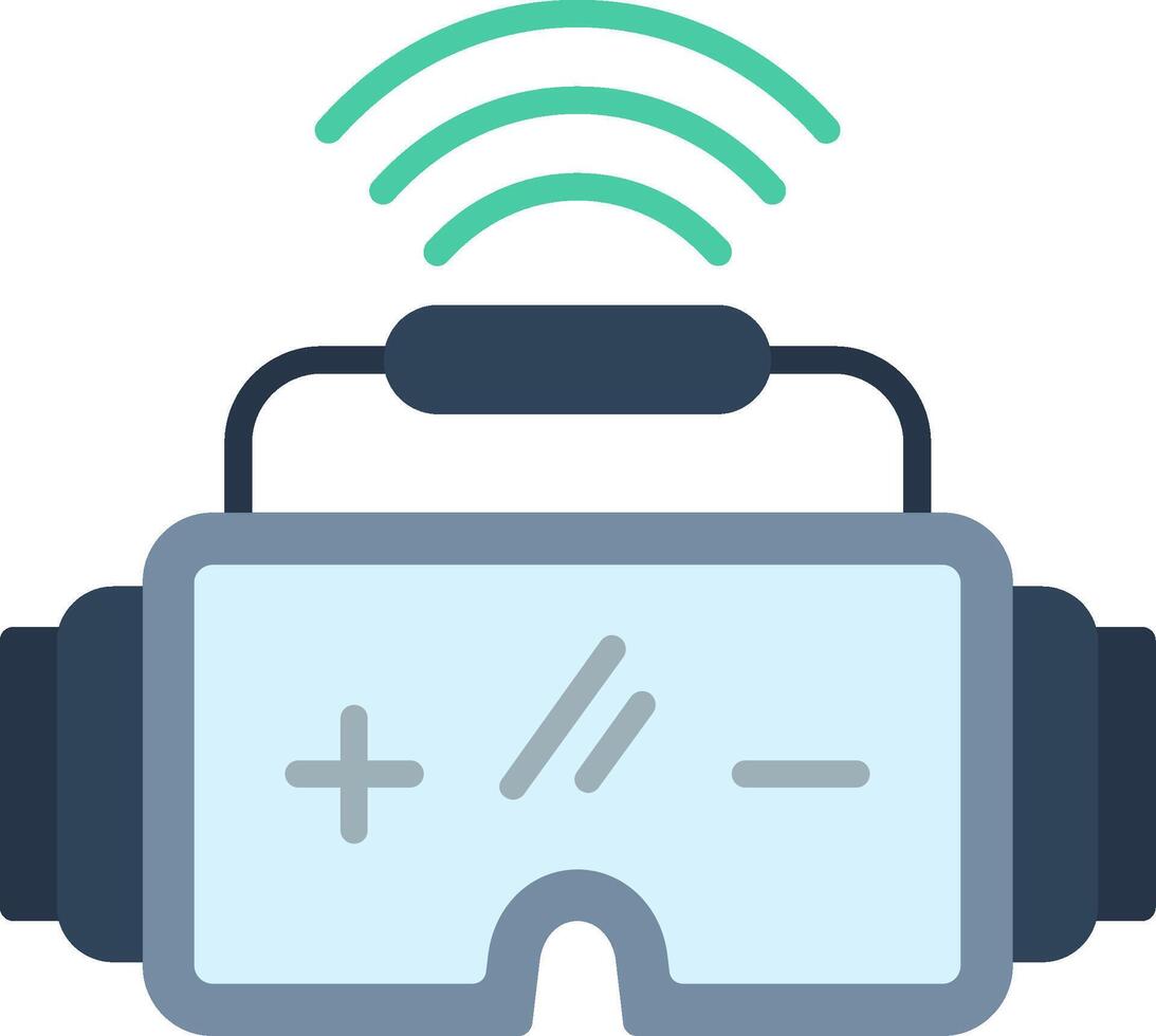 Virtual Reality Flat Icon vector
