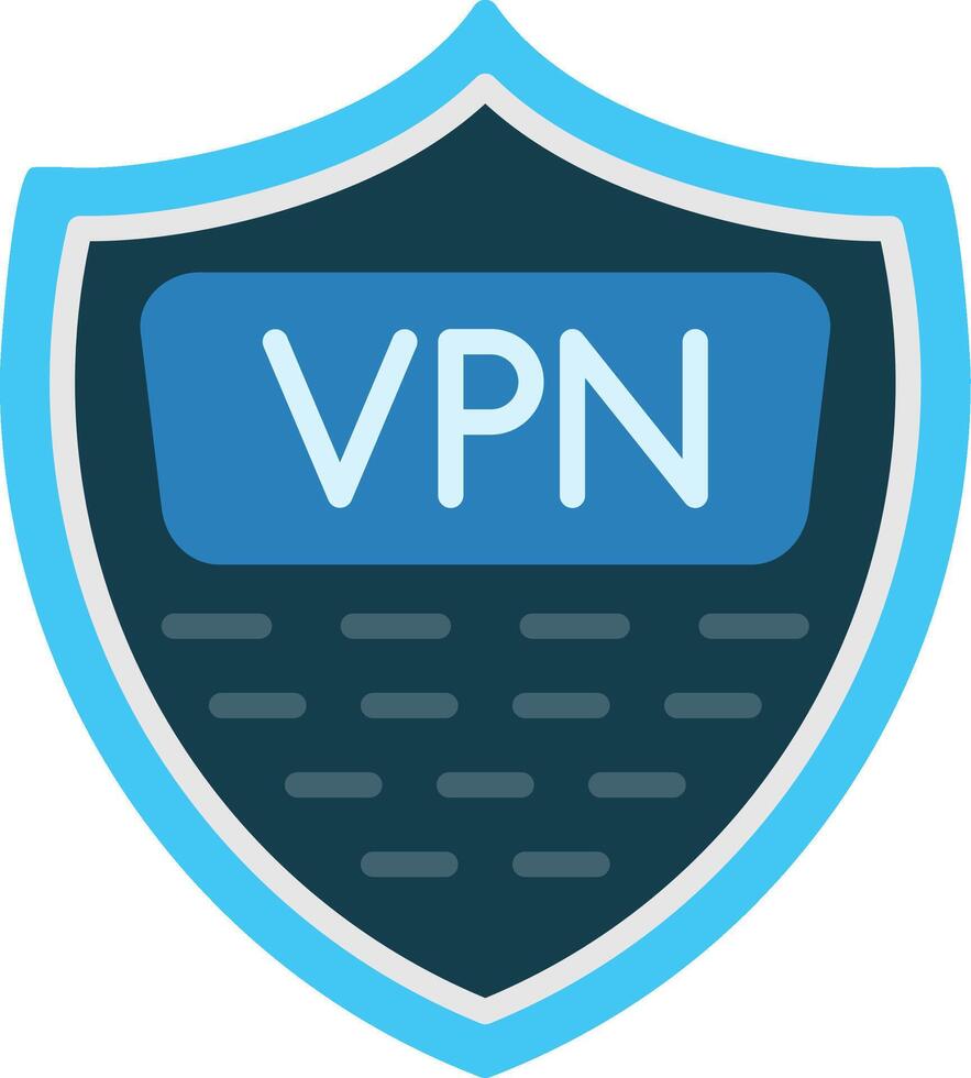 Vpn Flat Icon vector