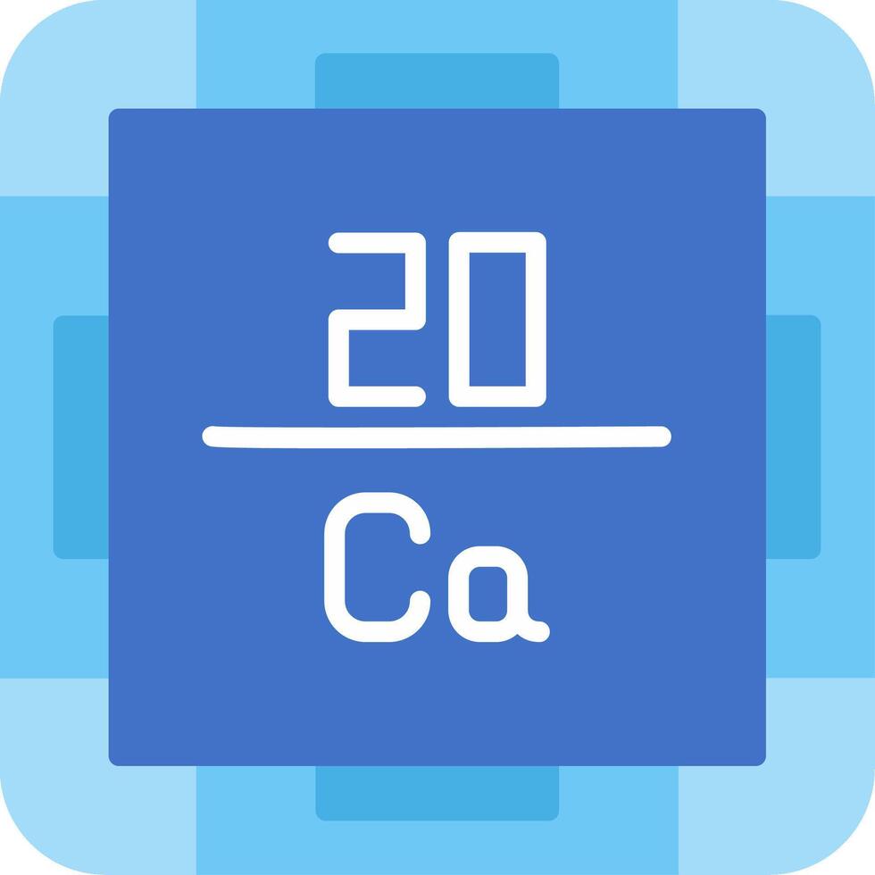 Calcium Flat Icon vector