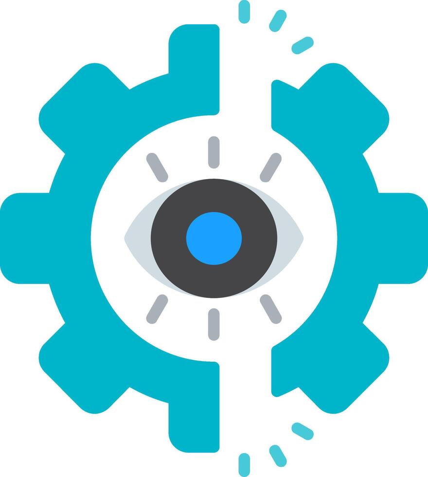 Vision Flat Icon vector