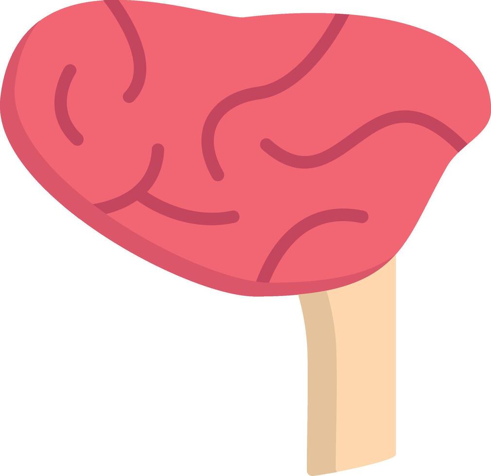 Cerebellum Flat Icon vector