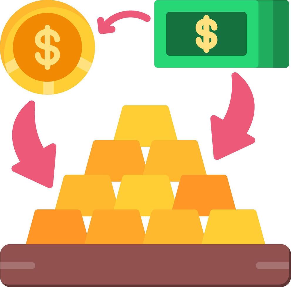 Exchange Flat Icon vector