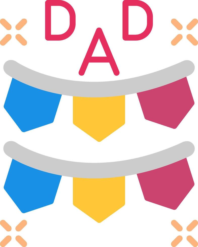 Garland Flat Icon vector