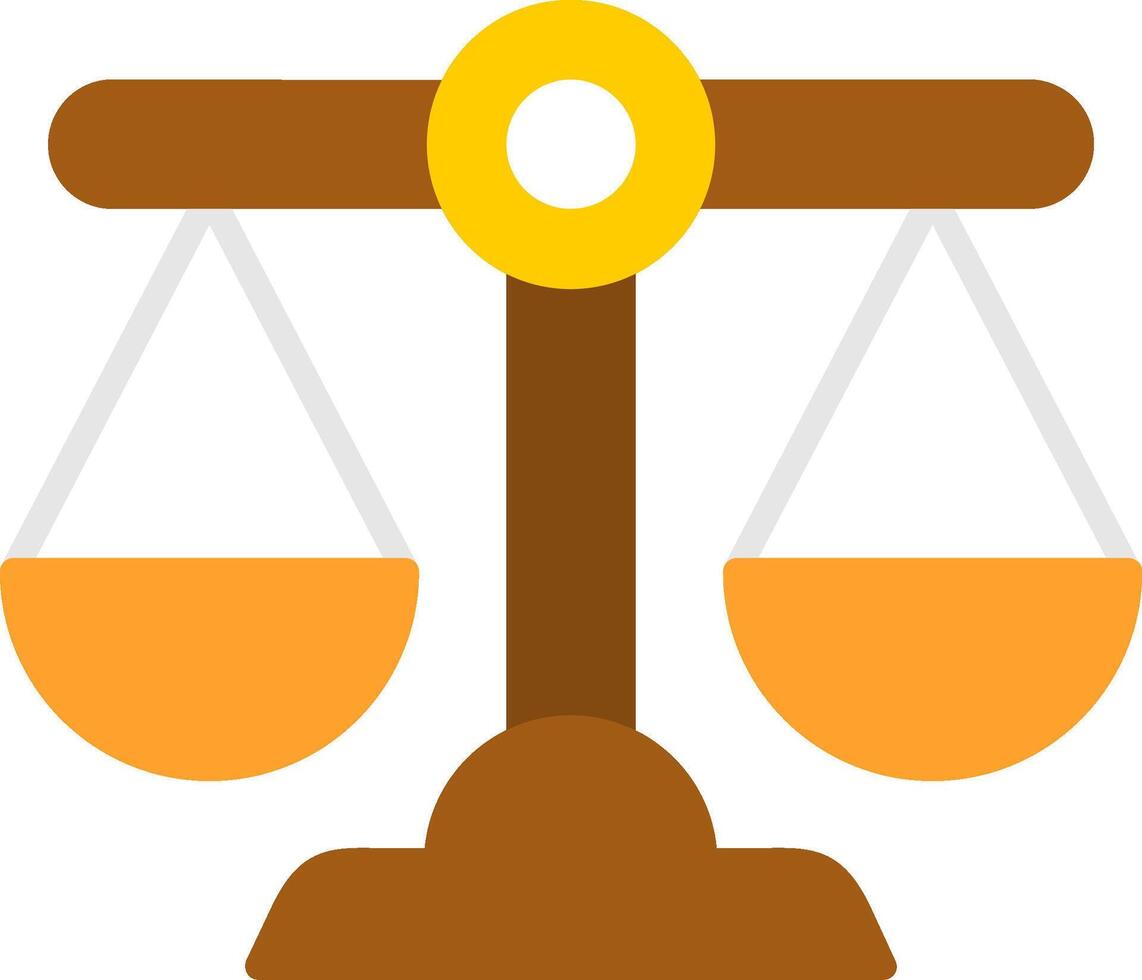 Scales Flat Icon vector