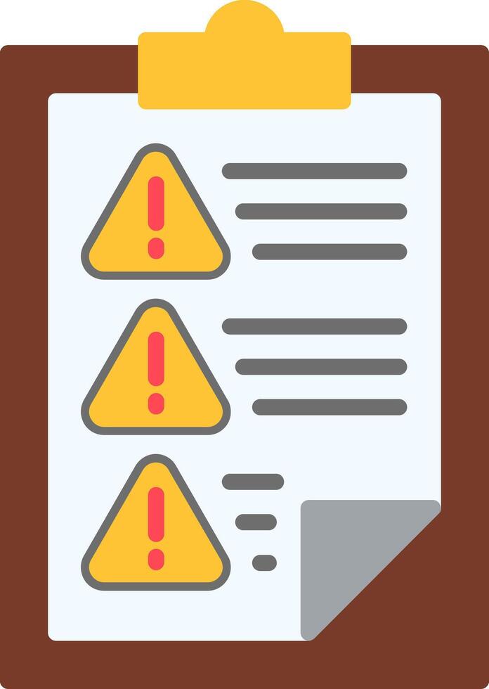 Reporting Flat Icon vector