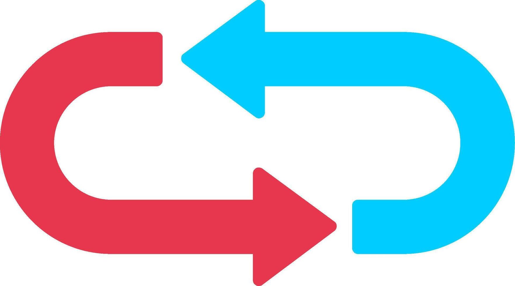 Repeat Flat Icon vector