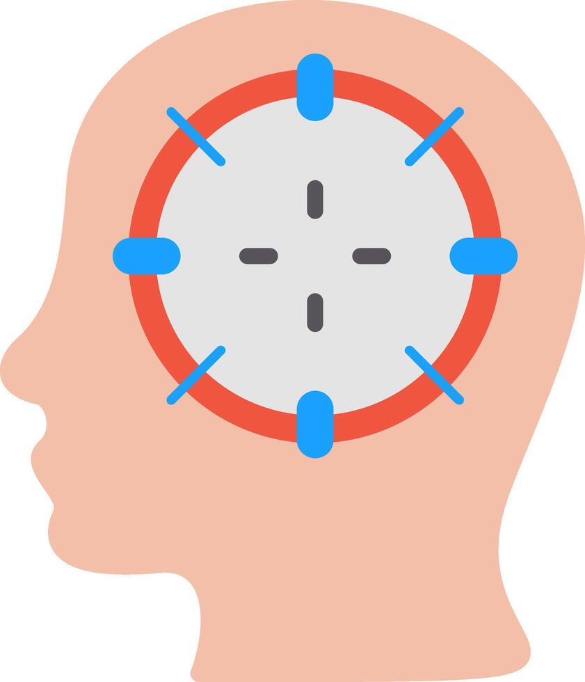 Target Flat Icon vector