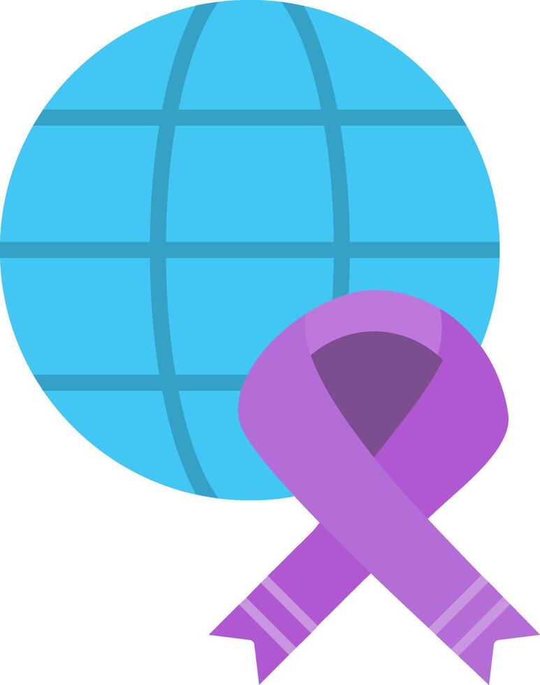 Awareness Day Flat Icon vector