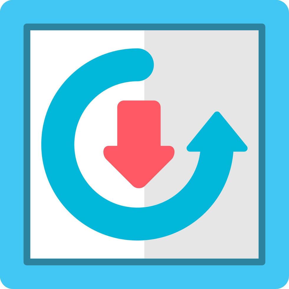 Update Flat Icon vector
