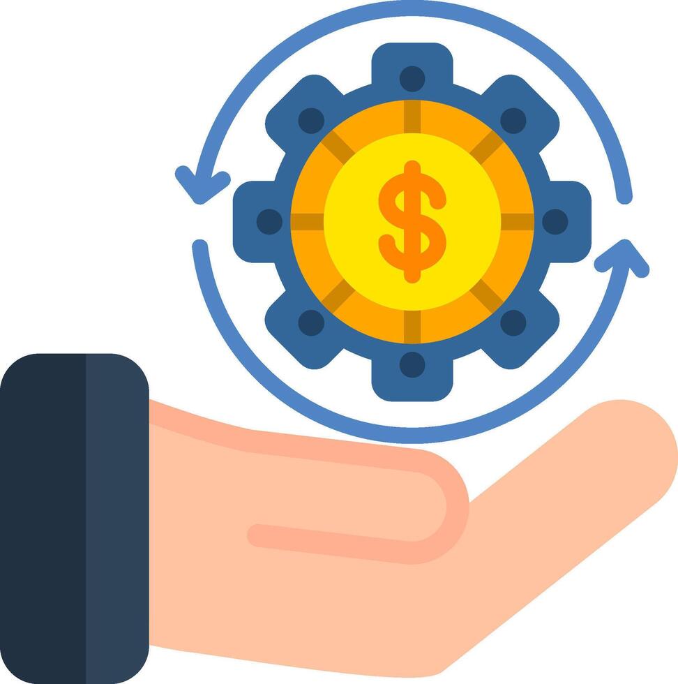 Monetary Flat Icon vector