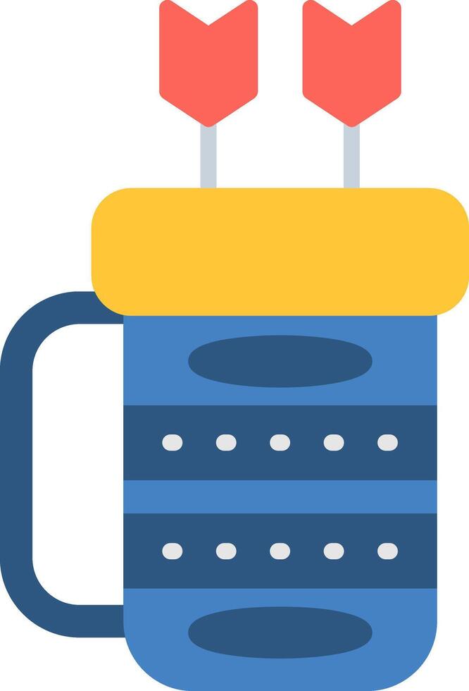 Quiver Flat Icon vector