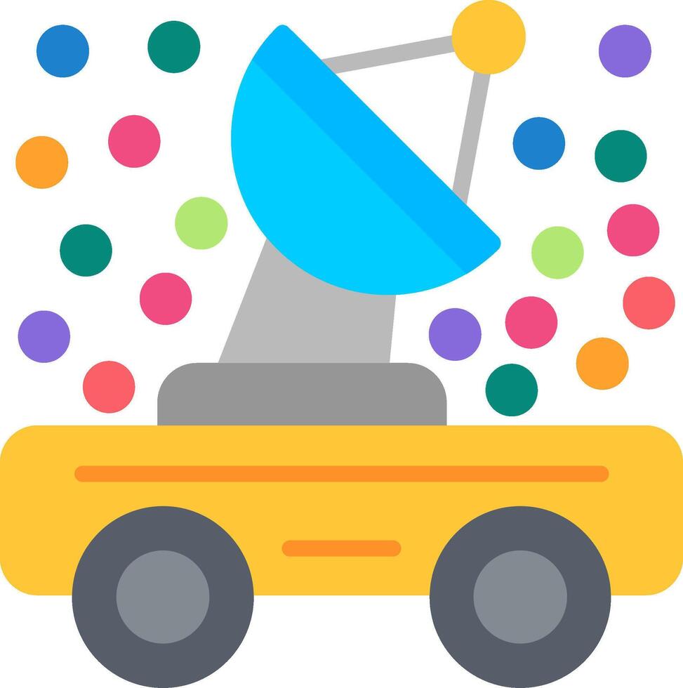 Satellite Flat Icon vector