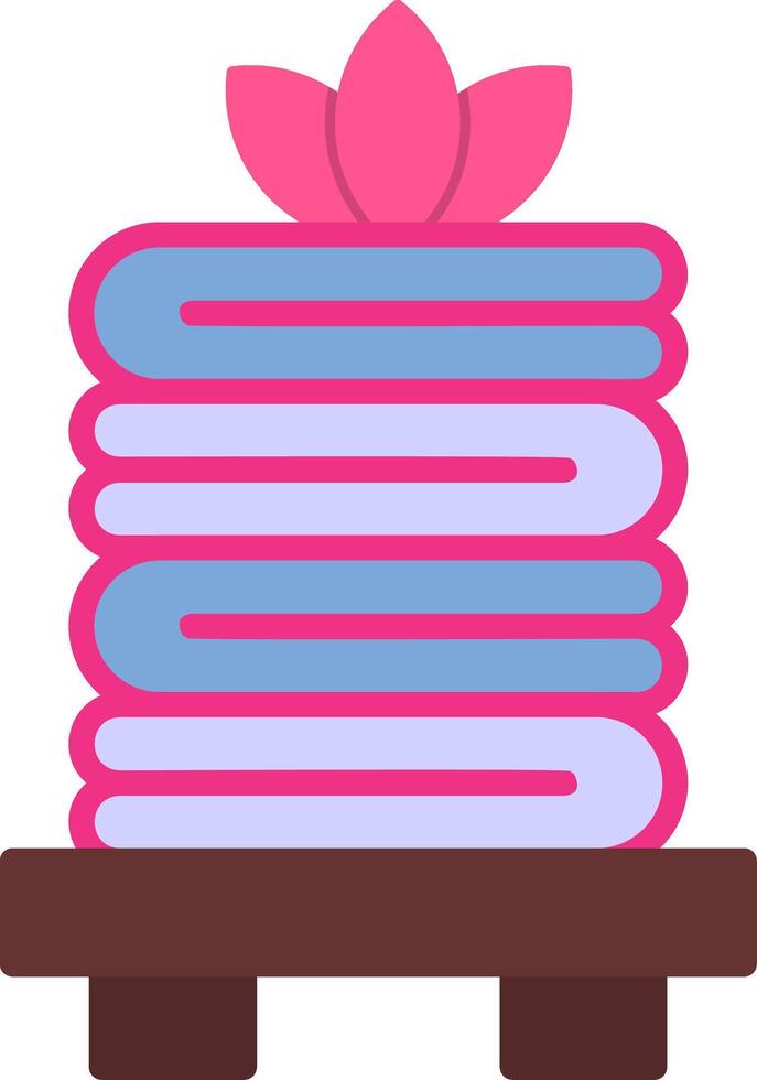 Towels Flat Icon vector
