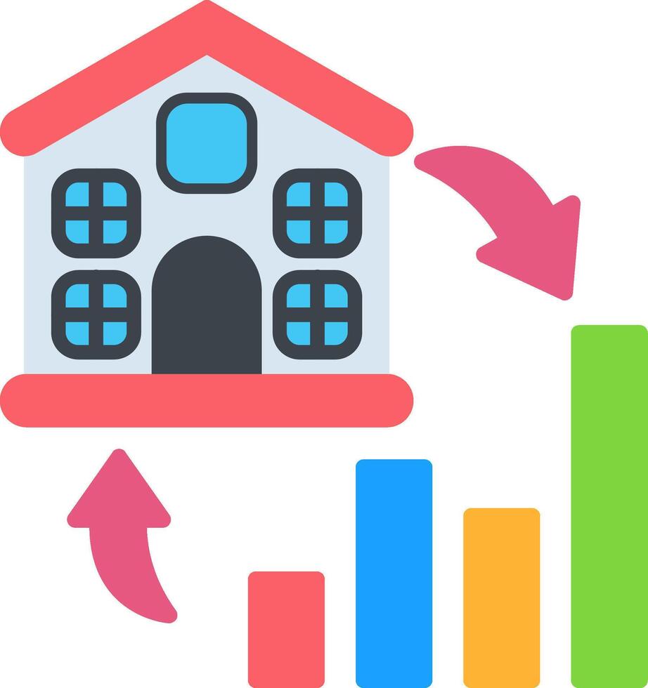 Analytics Flat Icon vector