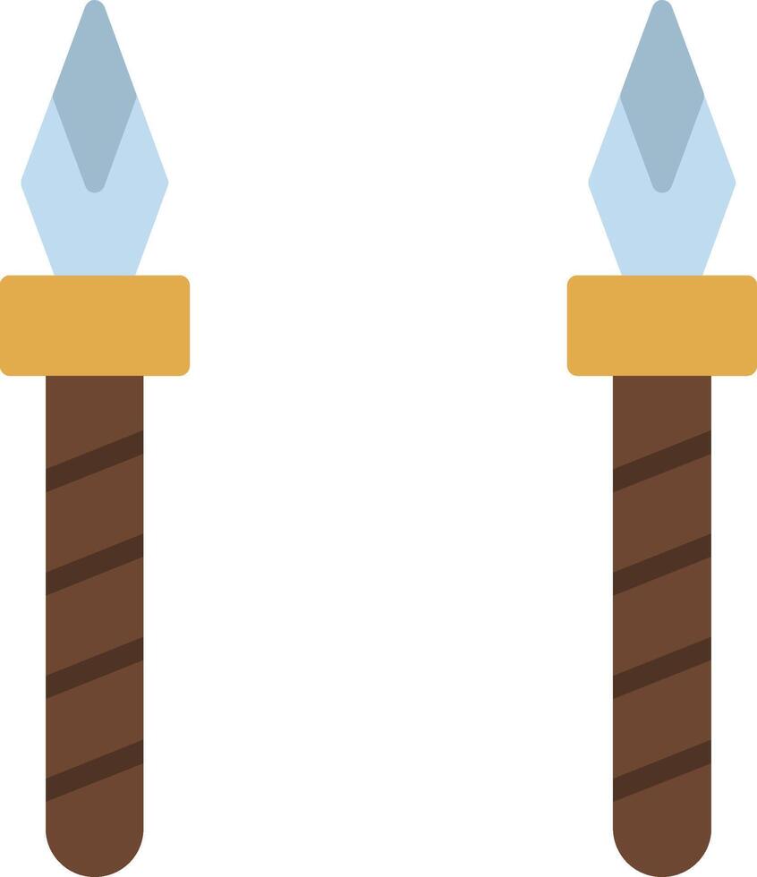 Lance Flat Icon vector