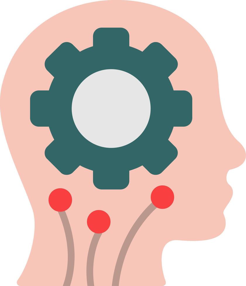 Psychology Flat Icon vector