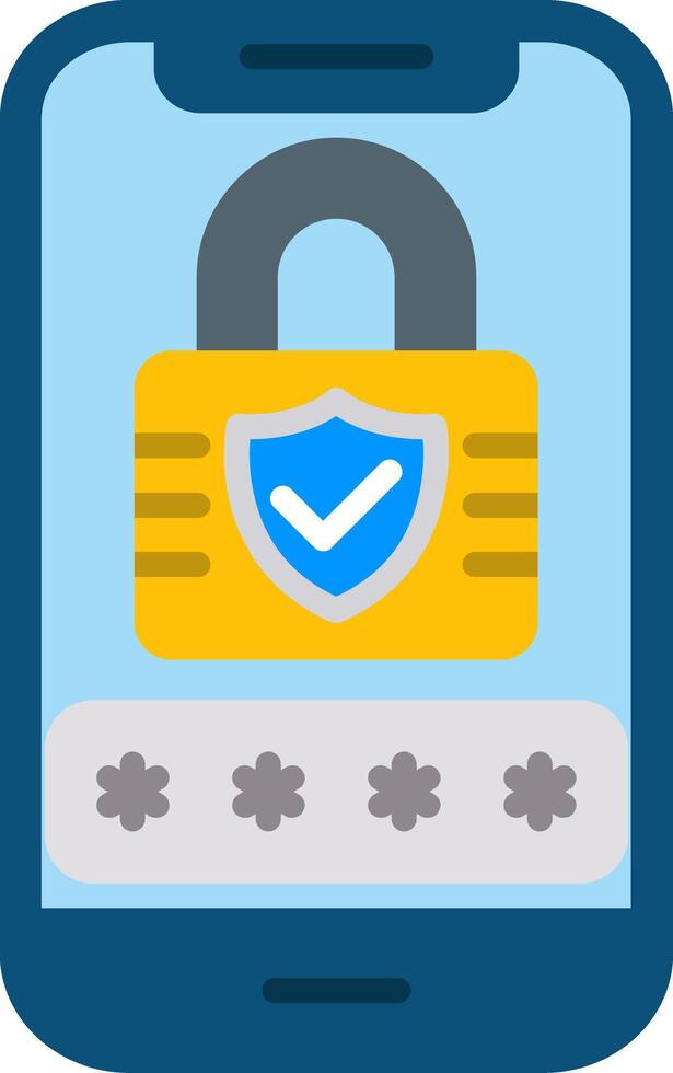 Security Flat Icon vector