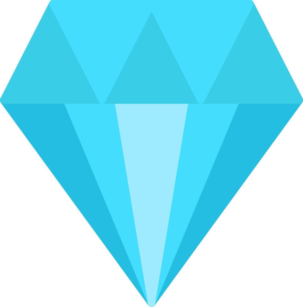 Diamond Flat Icon vector
