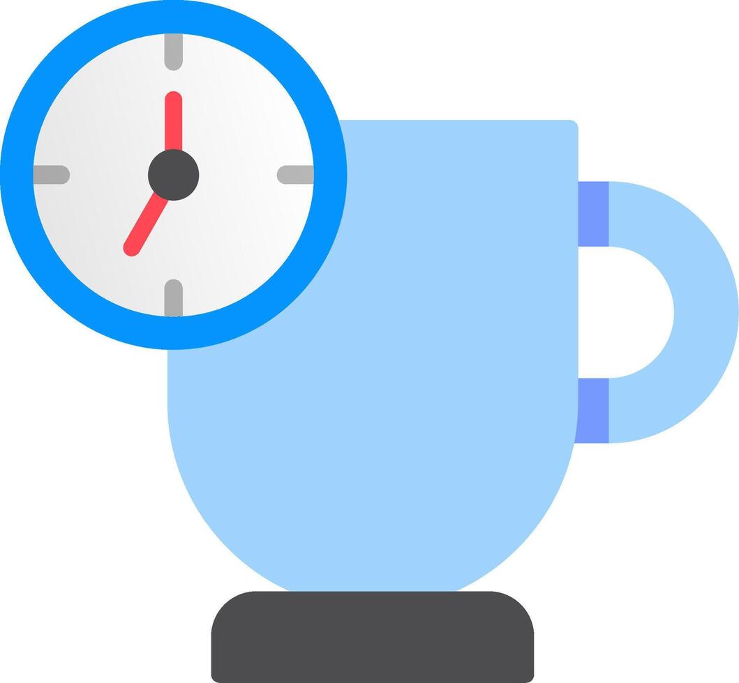 Coffee Break Flat Icon vector