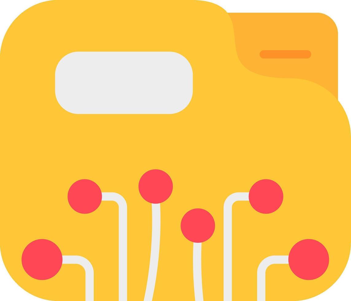 Folder Flat Icon vector