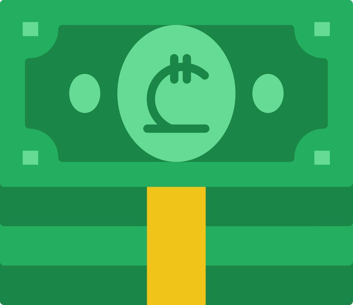 Lari Flat Icon vector