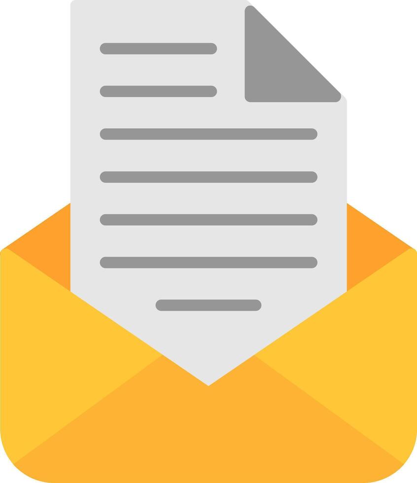 Mail Flat Icon vector