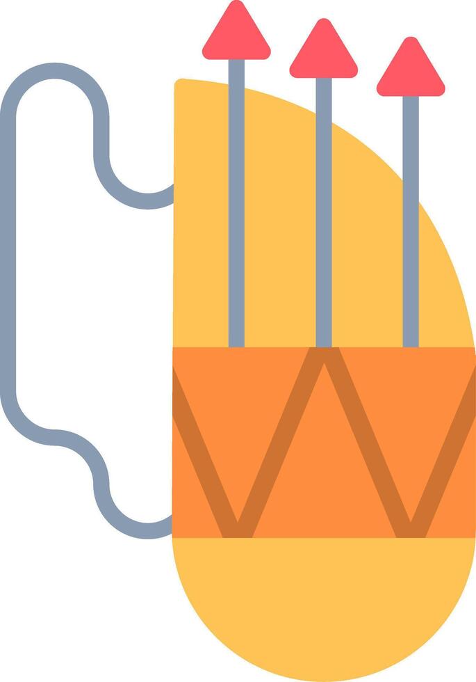 Quiver Flat Icon vector