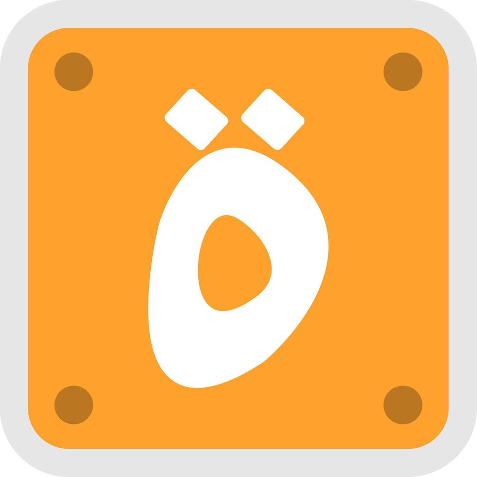 Arabic Language Flat Icon vector