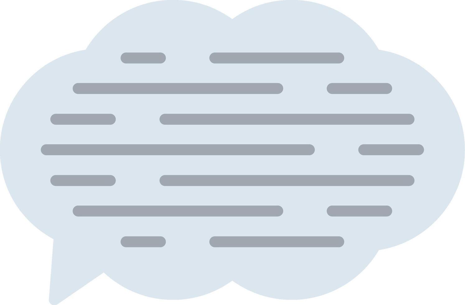 Chat Bubble Flat Icon vector