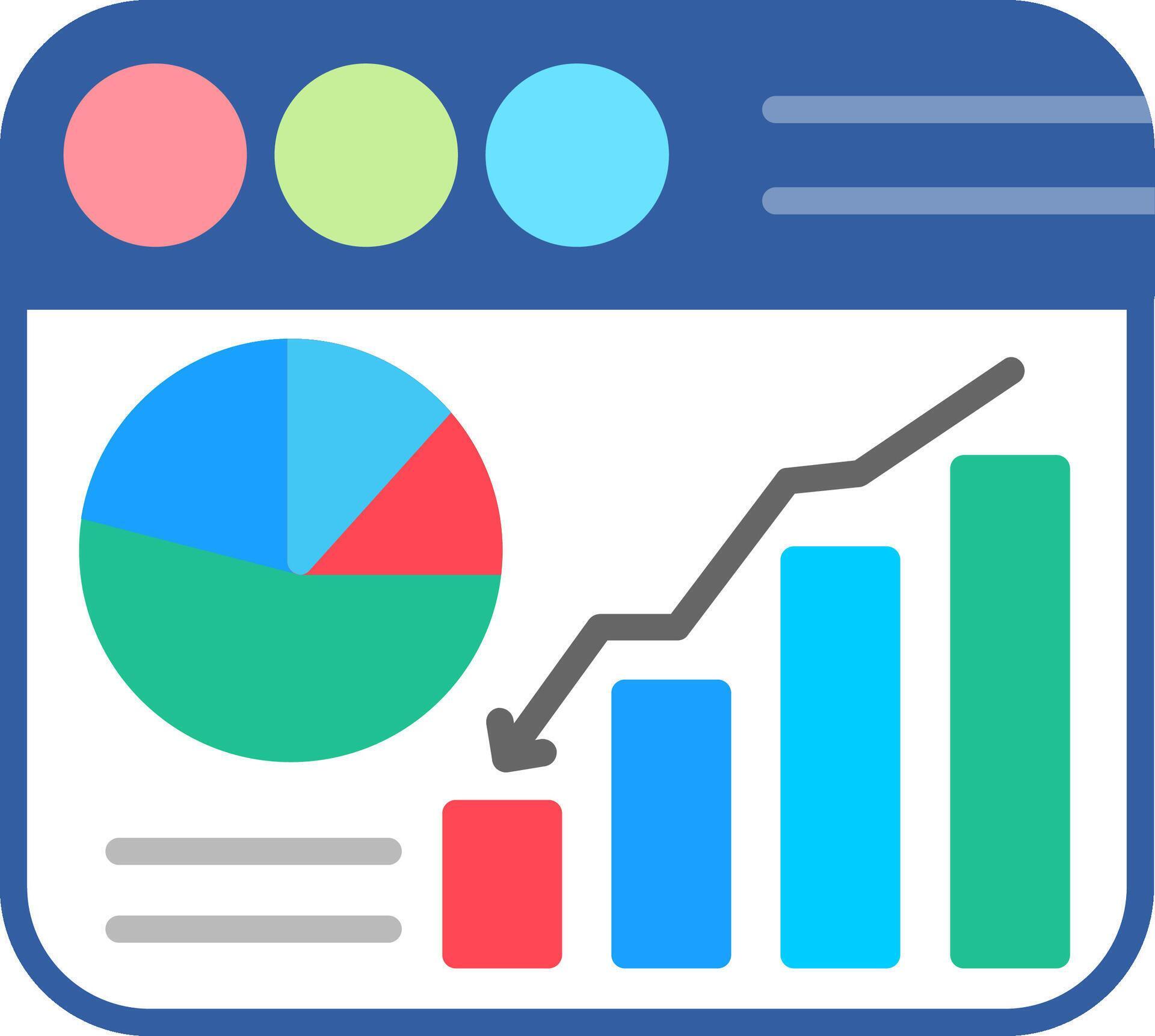 Data Analytics Flat Icon 53936322 Vector Art at Vecteezy