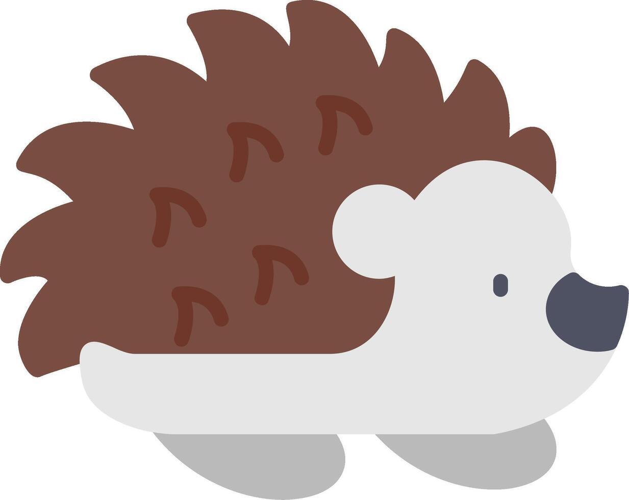 Hedgehog Flat Icon vector