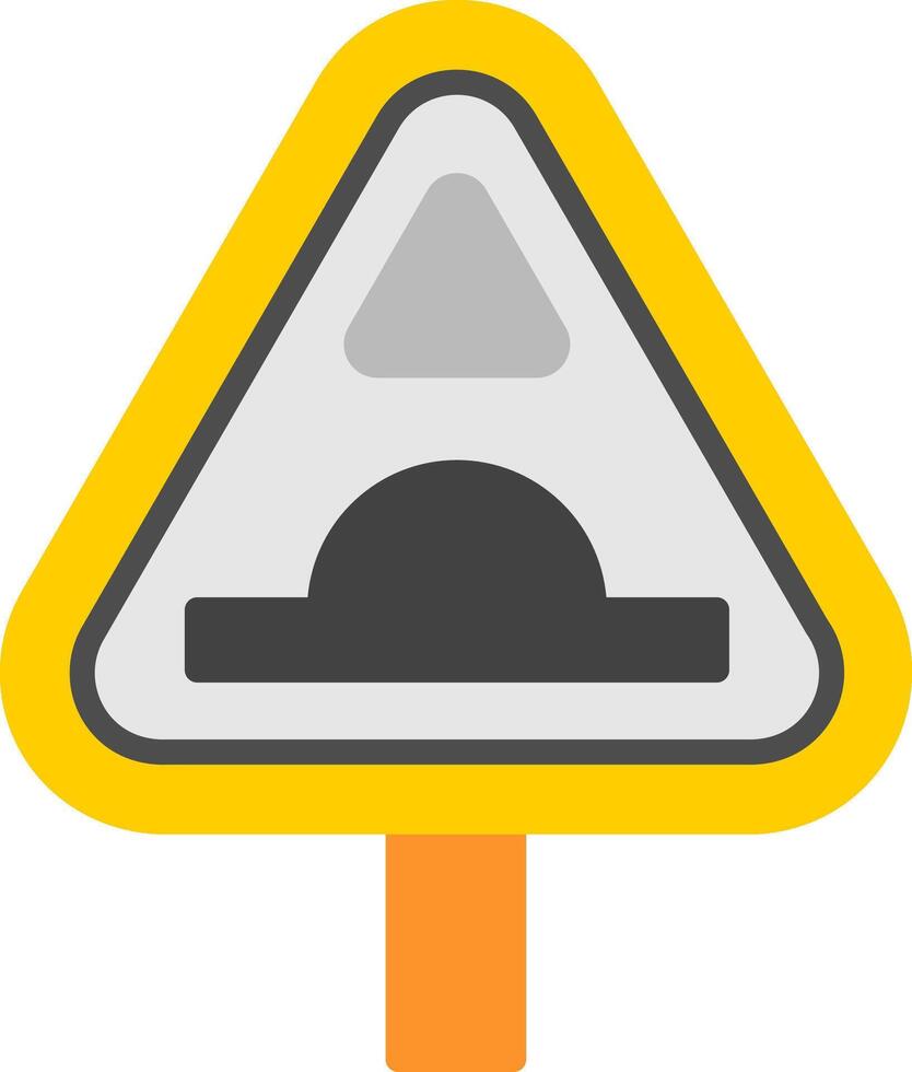 Hump Flat Icon vector