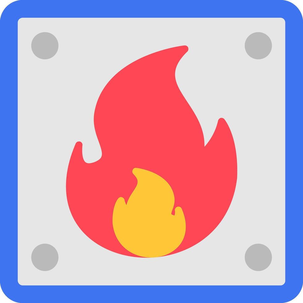 Fire Flat Icon vector