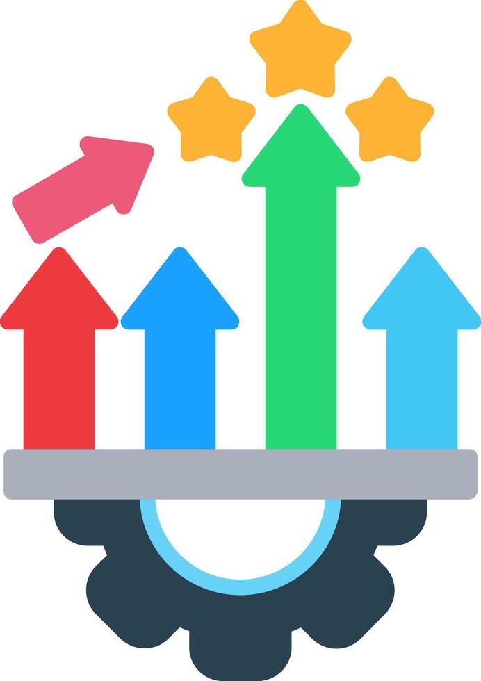 Performance Flat Icon vector