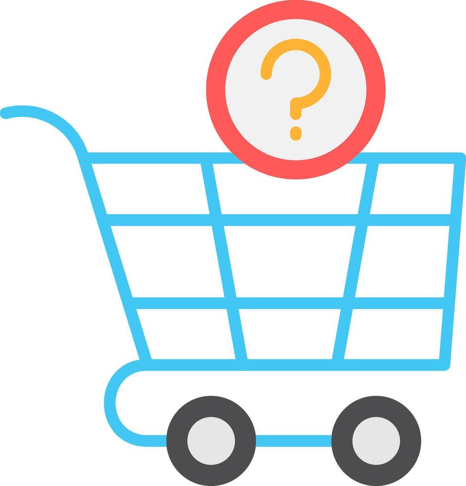 Shopping Cart Flat Icon vector