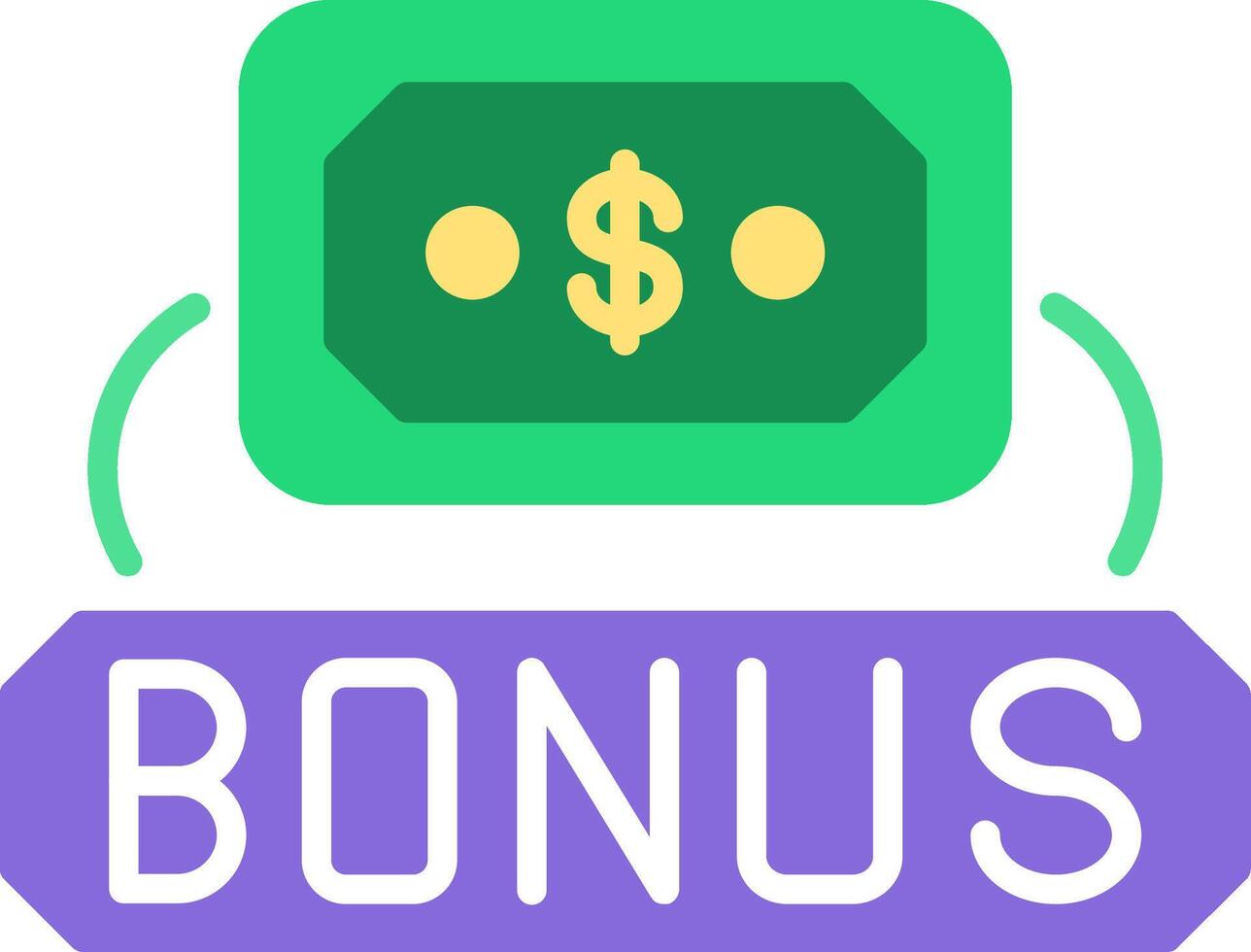 Bonus Flat Icon vector