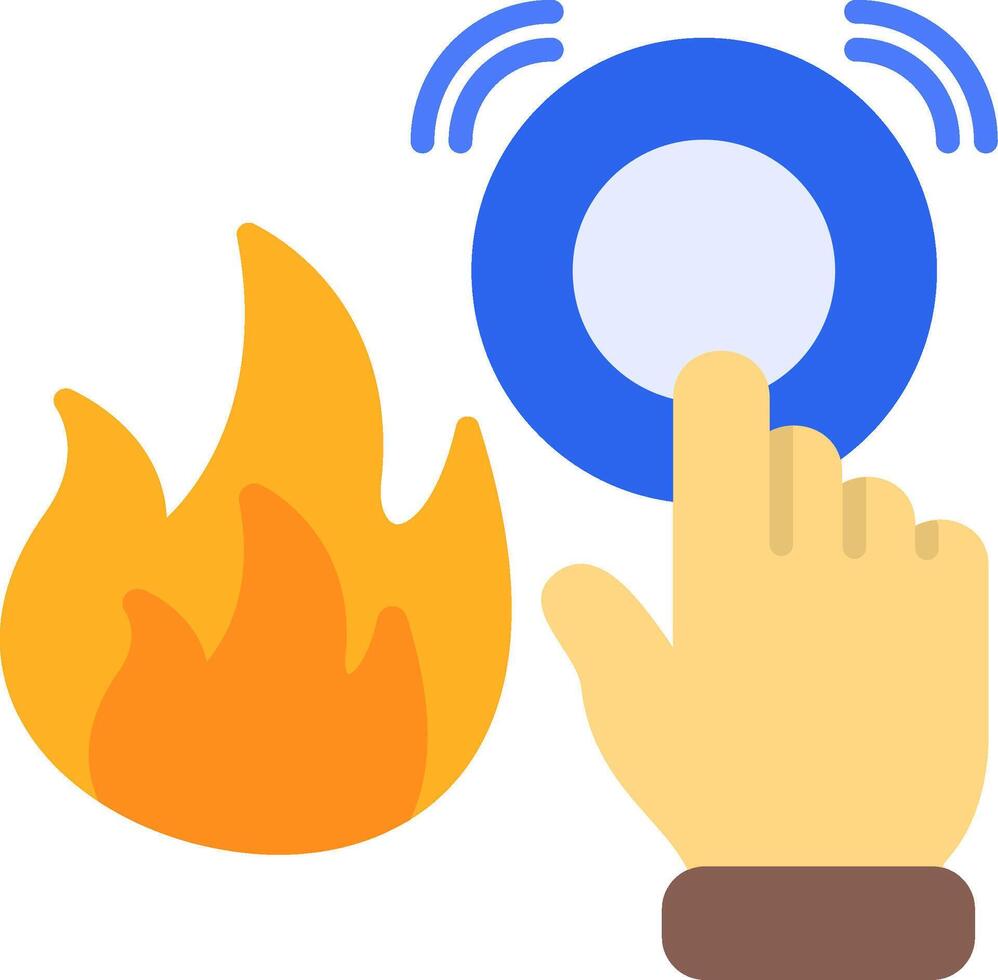 Alarm Flat Icon vector