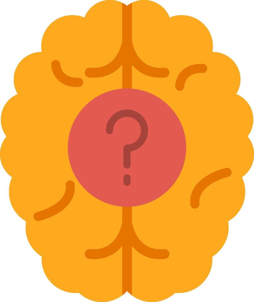 Alzheimer Flat Icon vector