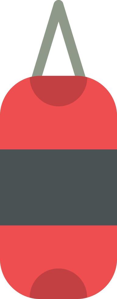 Boxing Bag Flat Icon vector