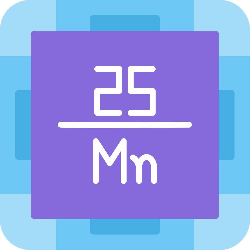 Manganese Flat Icon vector