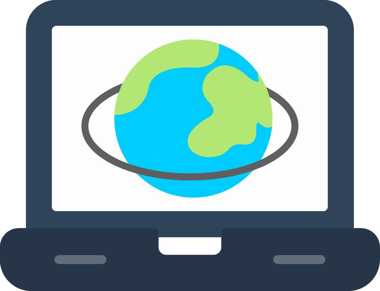 Planet Flat Icon vector