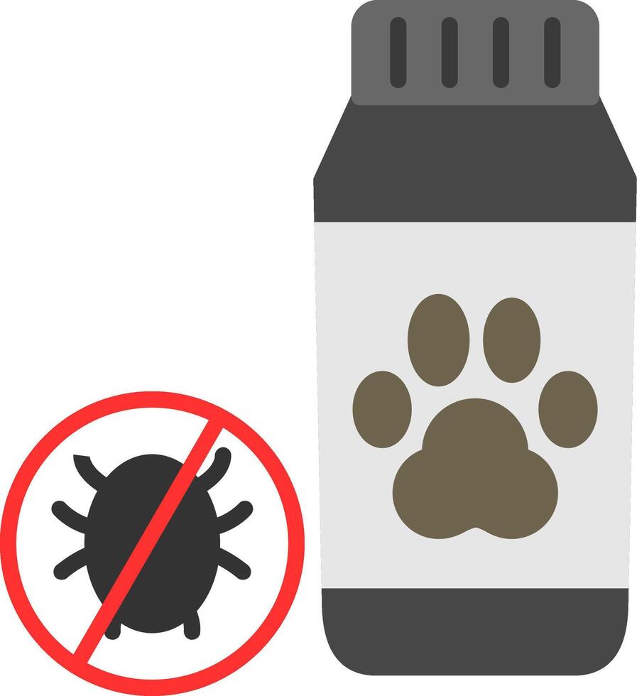 Anti Flea Flat Icon vector