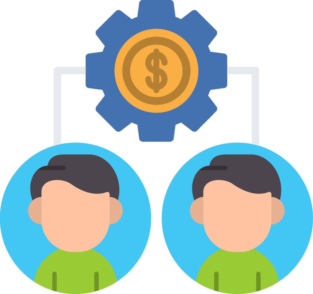 Team Flat Icon vector